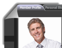 Public view of a personal profile